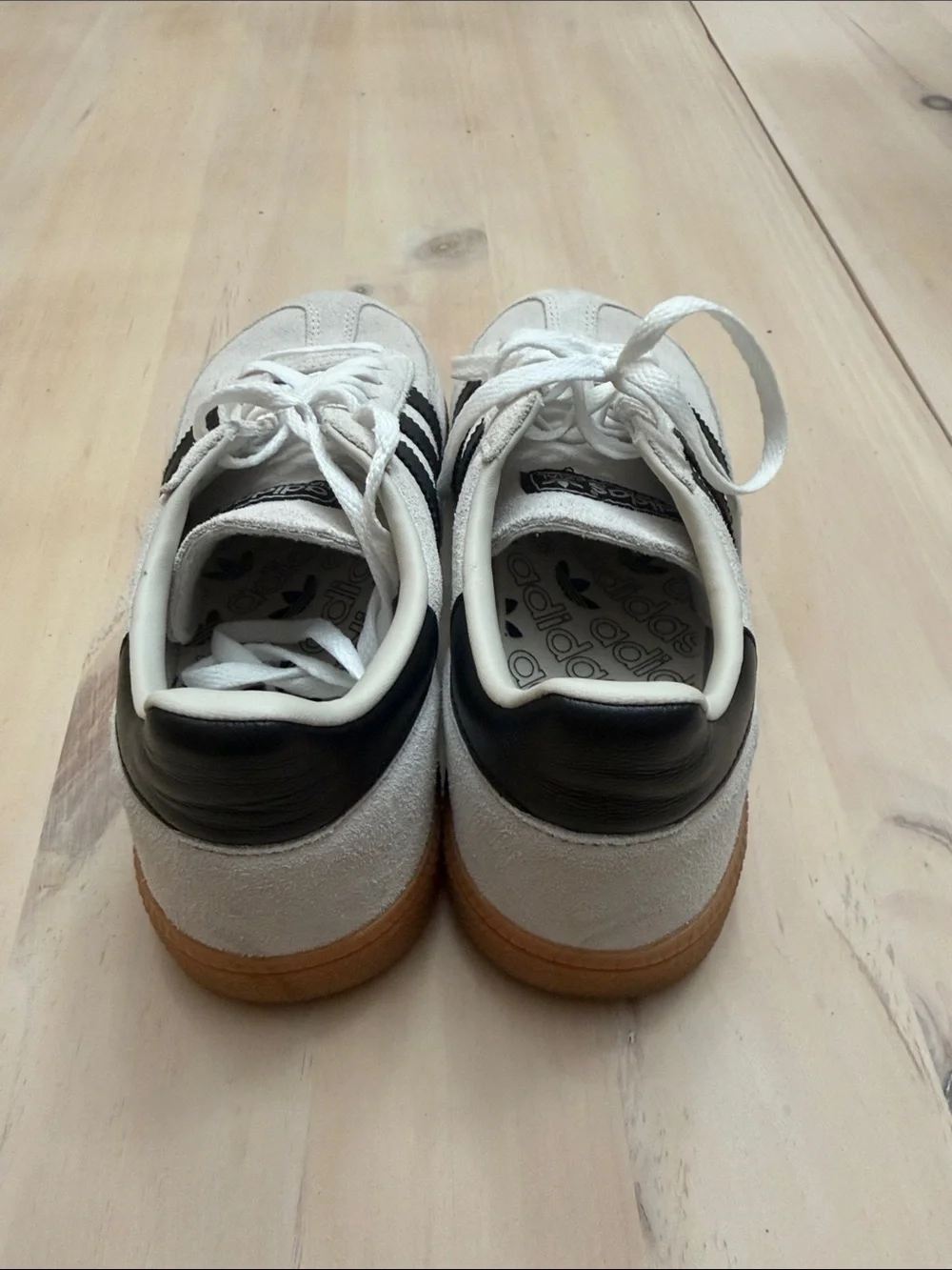 adidas Spezial White Black Gum Suede Sneakers